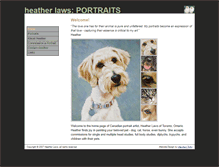 Tablet Screenshot of lawsportraits.com